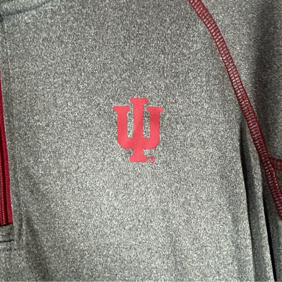 Colosseum Indiana University IU Hoosiers Quarter Zip Womens L Large Pullover - Picture 3 of 11
